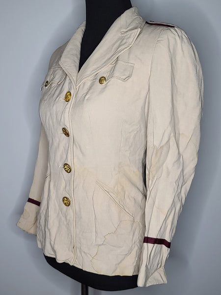 ANC Army Nurse Beige Jacket (as-is) <br> (B-35.5" W-29")