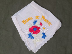 Fleurs de France Hankie
