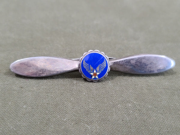 Army Air Corps Propeller Pin Sterling