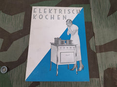 1935 Electric Cooking Booklet