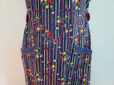 German Colorful Wrap Dress <br> (B-40" W-30" H-40")