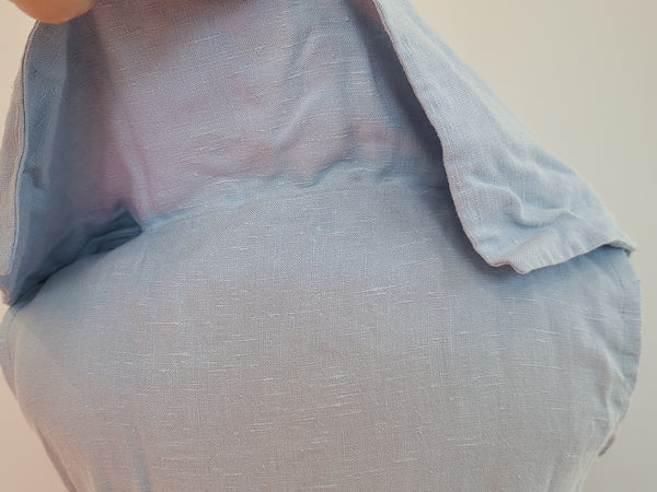 Sleeveless Light Blue Dress <br> (B-32" W-24" H-31")