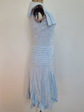 Sleeveless Light Blue Dress <br> (B-32" W-24" H-31")