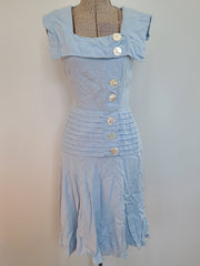 Sleeveless Light Blue Dress <br> (B-32" W-24" H-31")