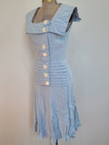 Sleeveless Light Blue Dress <br> (B-32" W-24" H-31")