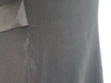 Black Dress with Flower Embroidery Buttons in Back <br> (B-36" W-28" H-39")