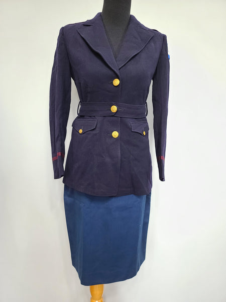 Blue Army Nurse Jacket <br> (B-35.5" W-28")