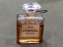 Vintage CHANEL No.5 Miniature Perfume Bottle Pin Brooch