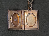 Army Air Corps Book-Shaped Locket Necklace