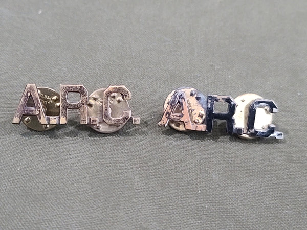 American Red Cross A.R.C. Collar Pin Set