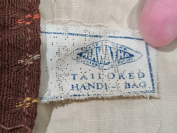 Brown Knitting Bag Purse