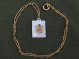 Army Sweetheart Necklace Mother of Pearl