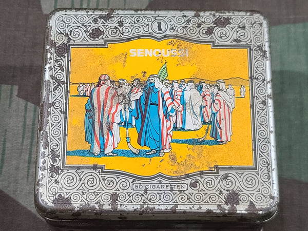 Tin For 50 Reemtsma Senoussi Cigarettes