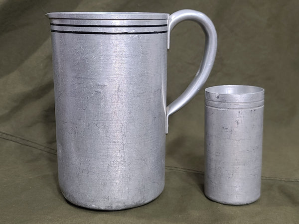 Aluminum Pitcher and Cup Set