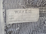 Navy WAVES Seersucker Work Uniform Dress <br> (B-35" W-25" H-32")