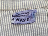 Navy WAVES Seersucker Work Uniform Dress <br> (B-35" W-25" H-32")
