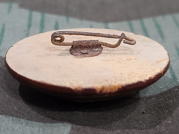 Wooden Handpainted Edelweiss Pin