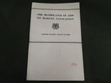 US Coast Guard "Significance of Aids to Marine Navigation" 1943 Book (from a SPAR's estate)