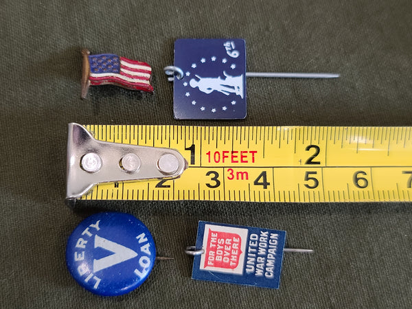 Lot of WWI and WWII Loan Pins