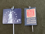 Lot of WWI and WWII Loan Pins