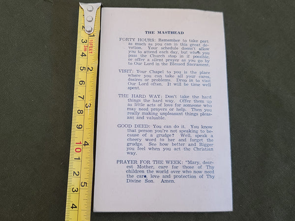 SPARS Catholic Bulletin