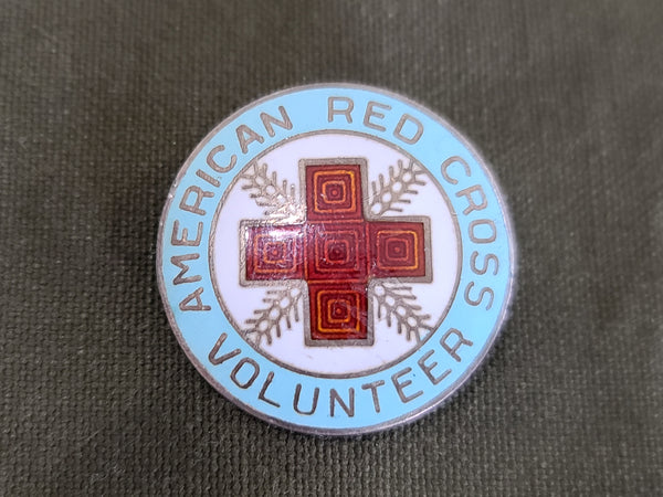 WWII American Red Cross Canteen Corps Pin Sterling