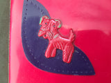 Small Red Purse with Scottie Dog