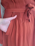 Burnt Orange Dress <br> (B-36" W-26" H-36")