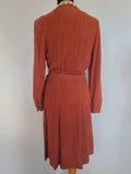 Burnt Orange Dress <br> (B-36" W-26" H-36")