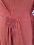 Burnt Orange Dress <br> (B-36" W-26" H-36")