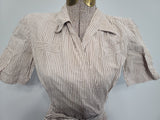 ANC Seersucker Hospital Dress <br> (B-34" W-24" H-34")