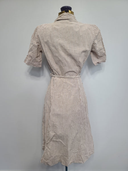 ANC Seersucker Hospital Dress <br> (B-34" W-24" H-34")
