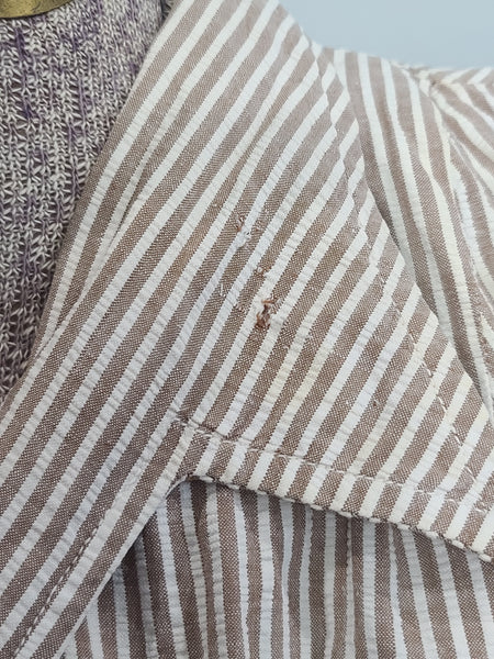 ANC Seersucker Hospital Dress <br> (B-34" W-24" H-34")