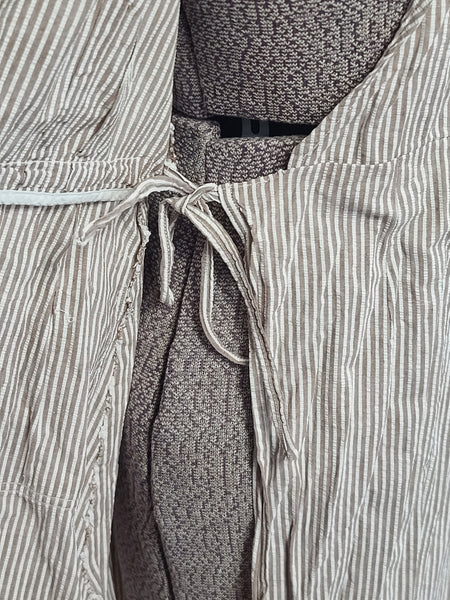 ANC Seersucker Hospital Dress <br> (B-34" W-24" H-34")