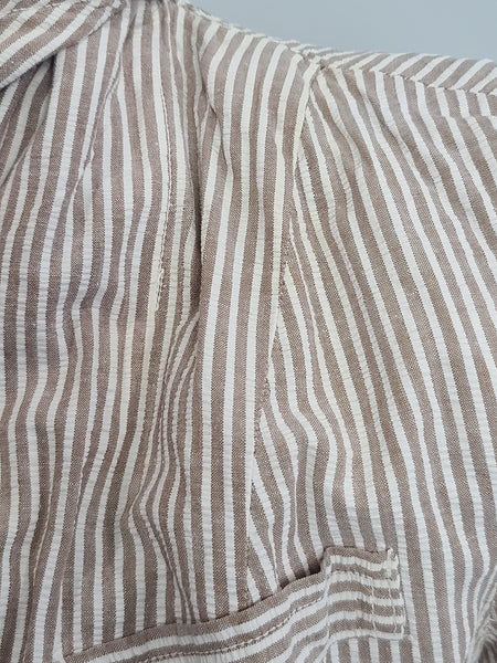 ANC Seersucker Hospital Dress <br> (B-34" W-24" H-34")