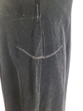 German Black Velvet Dress <br> (B-36" W-32" H-40")