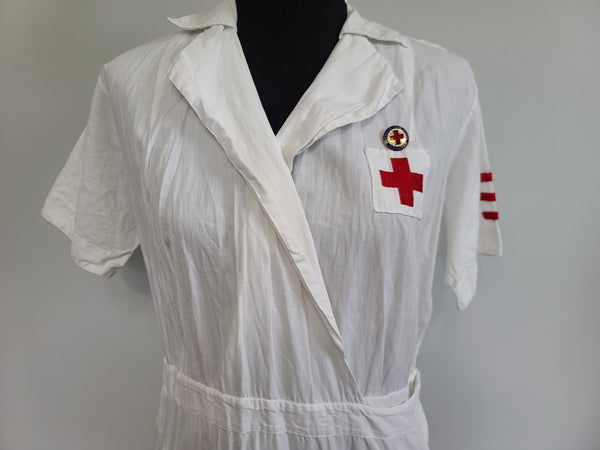 Red Cross Production Corps Uniform Dress (Early) <br> (B-40" W-32" H-41")