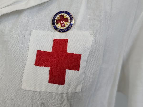 Red Cross Production Corps Uniform Dress (Early) <br> (B-40" W-32" H-41")