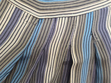 Blue Stripe Long Sleeve Dress <br> (B-38" W-30" H-38")