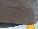 Blue and Brown Rayon Dress with Gold Accents <br> (B-40" W-30.5" H-38")