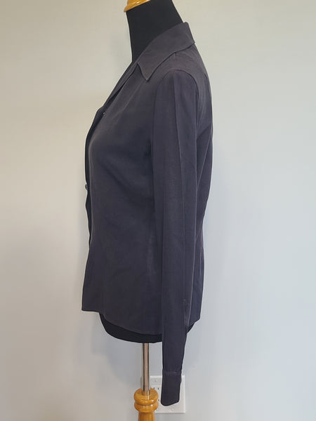 Navy Blue WAVES Blouse <br> (B-41" W-33")