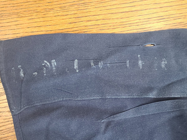 Navy Blue WAVES Blouse <br> (B-41" W-33")