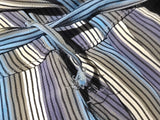 Blue Stripe Long Sleeve Dress <br> (B-38" W-30" H-38")