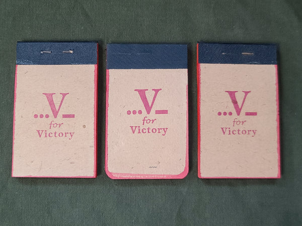 V for Victory Tiny Notebook
