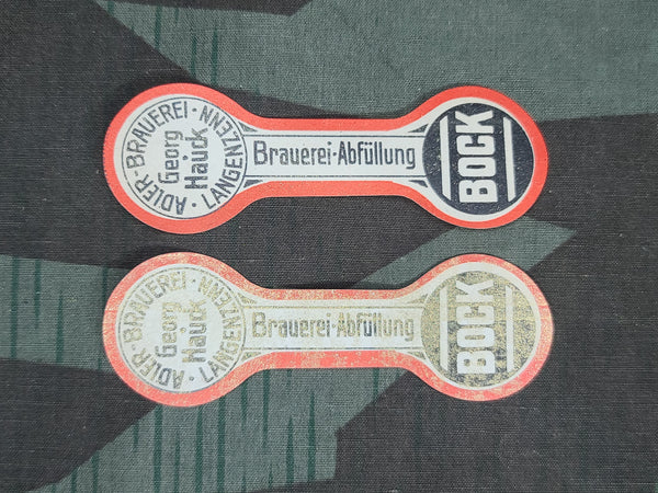 Brauerei Beer Labels Georg Hauck Bock (Set of 12)