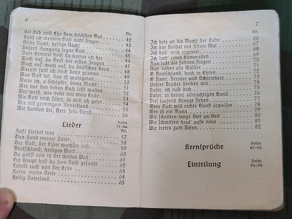 Evangelical Soldiers Feldgesangbuch (as-is)