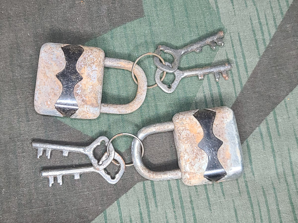 Period German Small Locks with Keys (as-is)