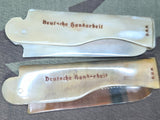 Repro Folding Horn Pocket Combs Deutsche Handarbeit