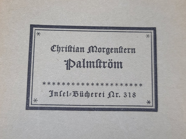 1942 Feldpostausgabe Palmström Nr.318