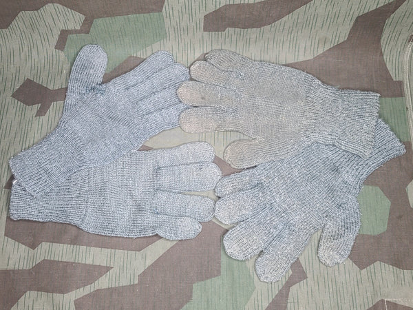 Gray Wool Gloves Economy German Reenactment Gloves